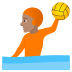 🤽🏽 person playing water polo: medium skin tone display on JoyPixels